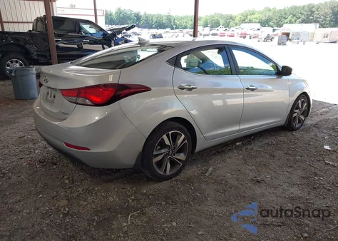 2014 Hyundai Elantra Limited из США, поврежденный, VIN 5NPDH4AE5EH485838